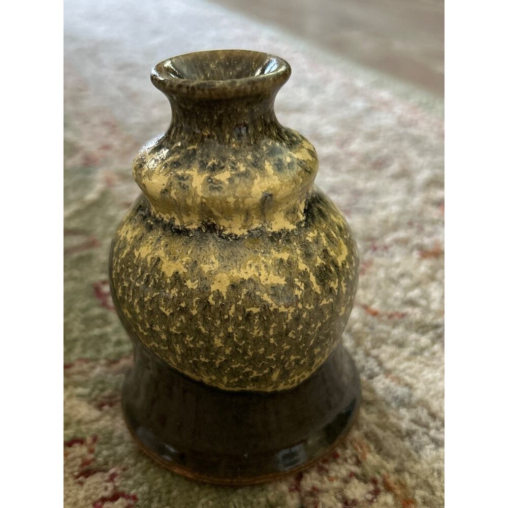 Drip Glaze Bud Vase (mcm) unmarked